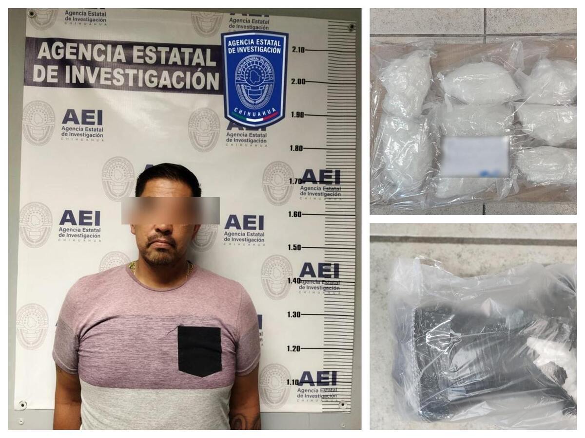Detenido en posesión de drogas en fraccionamiento de Chihuahua.