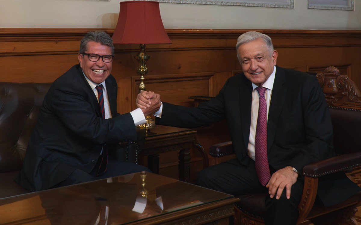 Monreal visita a AMLO en Palacio Nacional | @RicardoMonrealA
