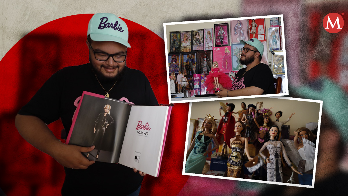Paul Sebastián, el coleccionista de Barbie en Puebla |  Andrés Lobato
