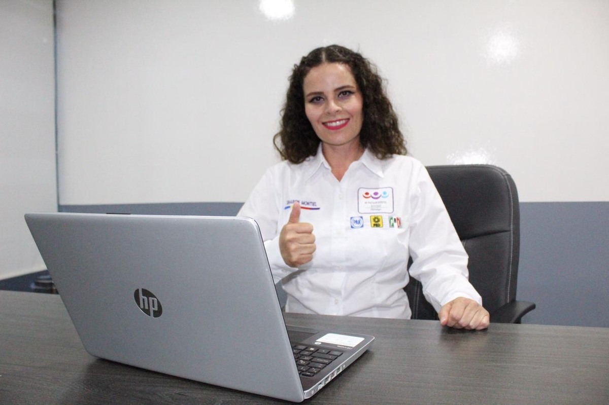 Sharon Madeleine Montiel Sánchez, ex presidenta del Partido Encuentro Social Hidalgo (Cortesía)