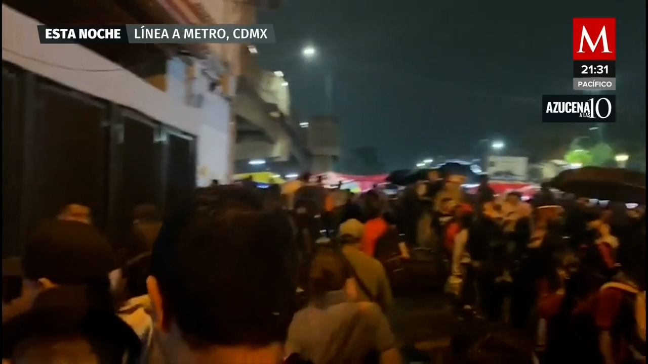 Suspenden servicio en estaciones de línea A del Metro de la CdMx; activan servicio provicional
