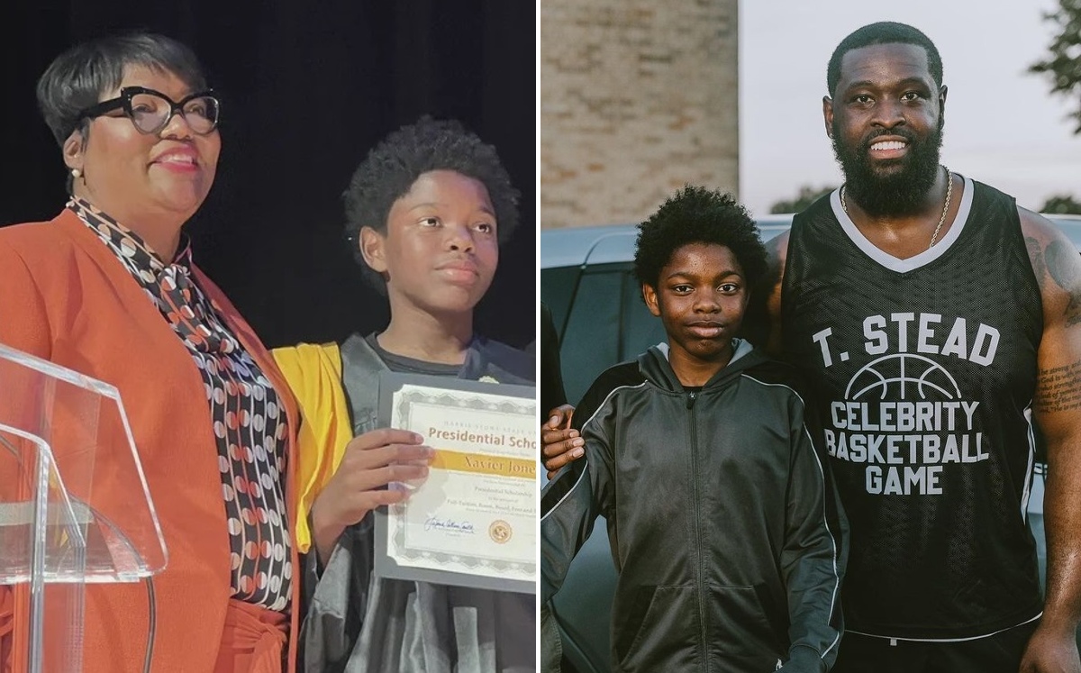 Xavier Jones obtuvo su diploma y fue reconocido por su determinación. | Instagram