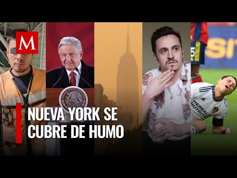 Nueva York se cubre de humo tras incendios forestales | Las cinco del día. 8 de junio del 2023