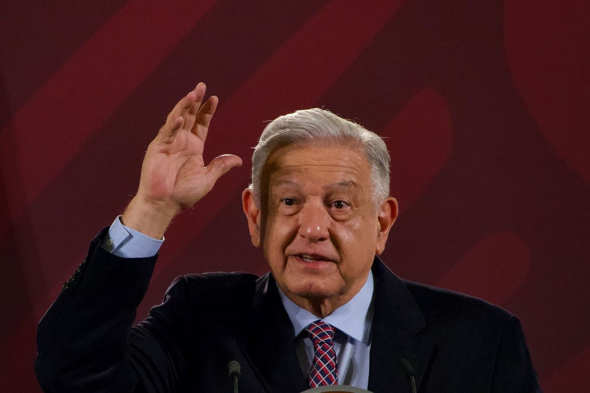 AMLO en conferencia de prensa desde Palacio Nacional. | Cuartoscuro