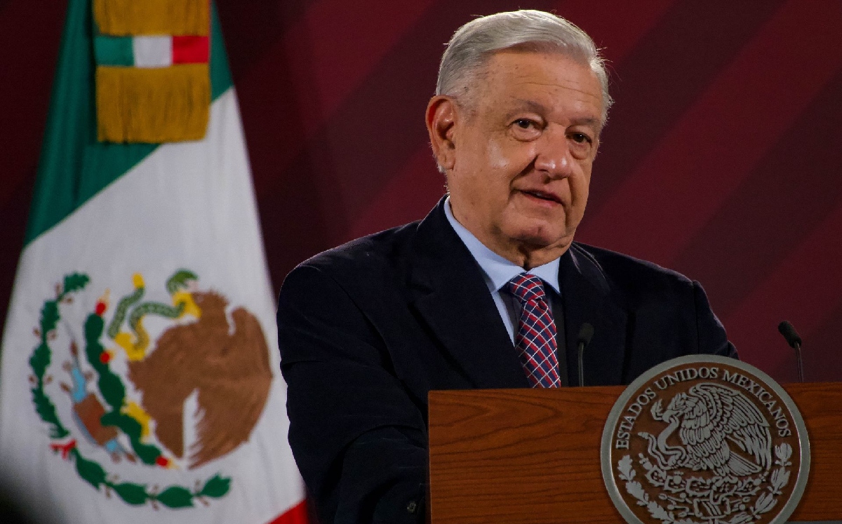 El Presidente en su conferencia de prensa de Palacio Nacional el 9 de junio.  | Cuartoscuro