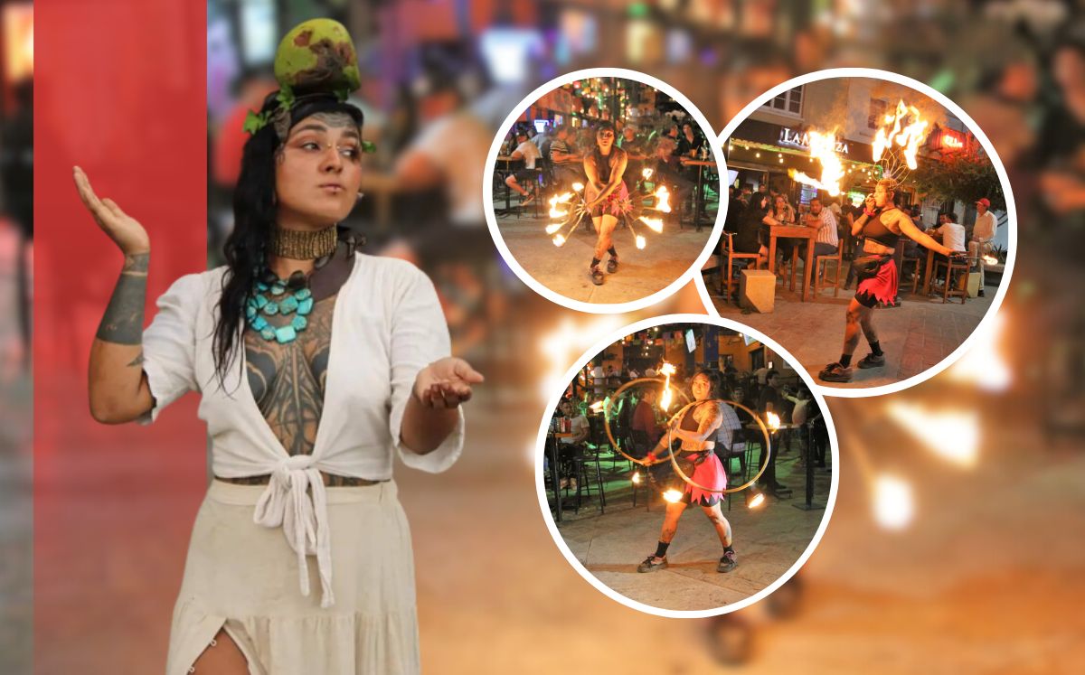 Zamaek tuvo su primer acercamiento a las artes circenses a la edad de ocho años, ya que sus padres son artesanos y la llevaron a un evento en Torreón.