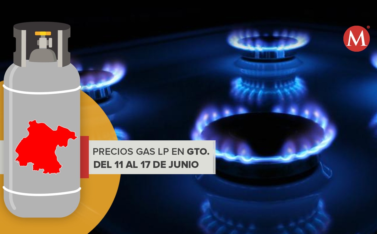 Precio del Gas LP del 11 al 17 de junio para Guanajuato