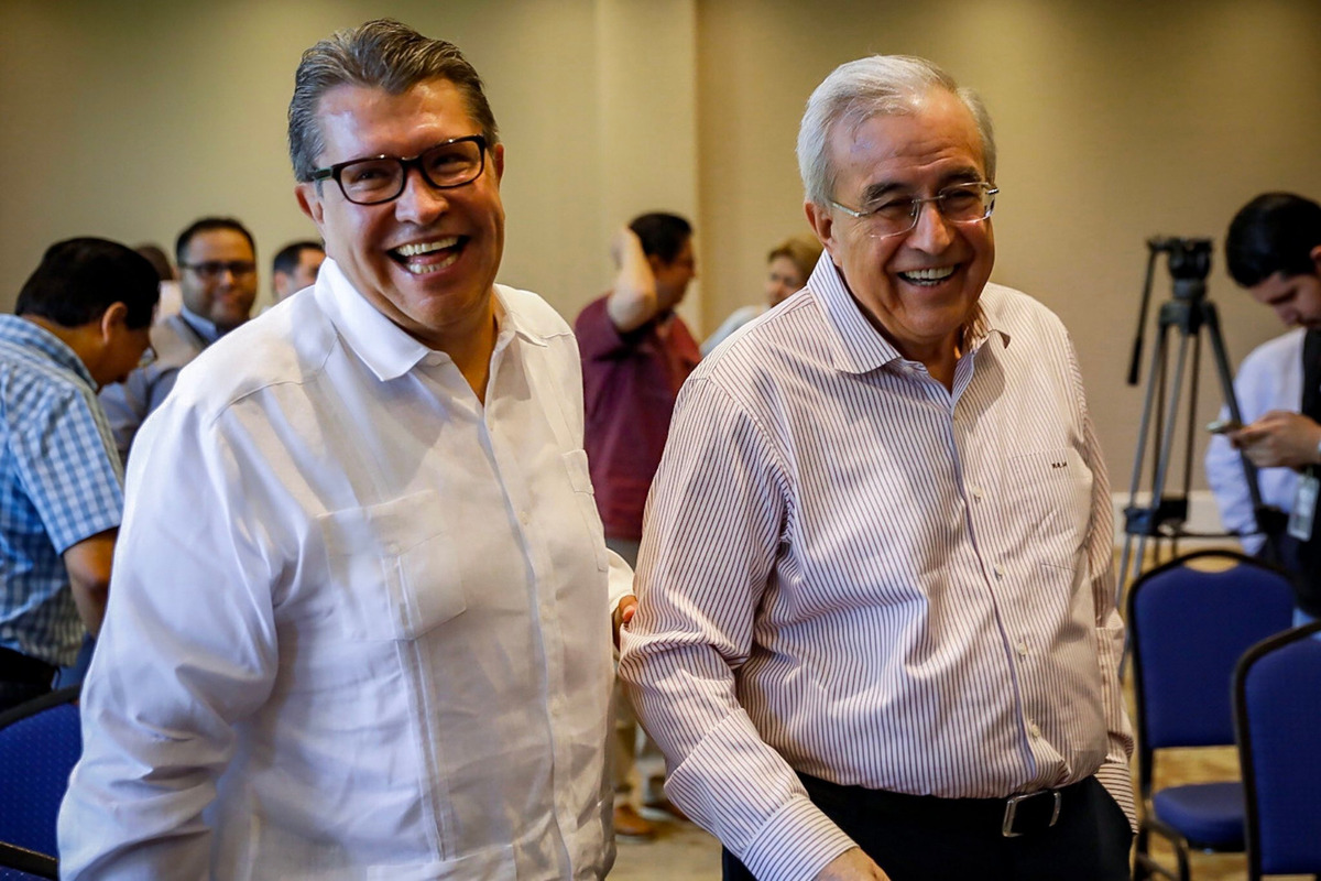 Ricardo fue recibido por el gobernador Rubén Rocha en Culiacán, Sinaloa | Especial