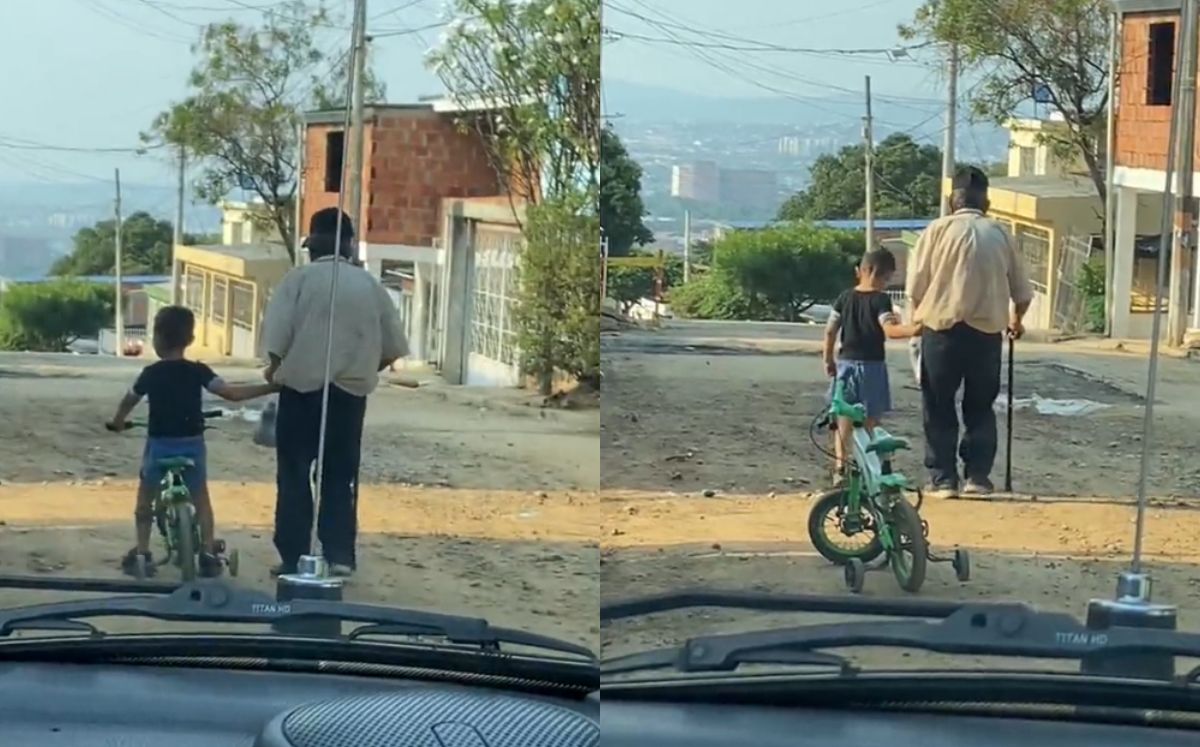 Captan niño ayudando a adulto mayor (Especial).