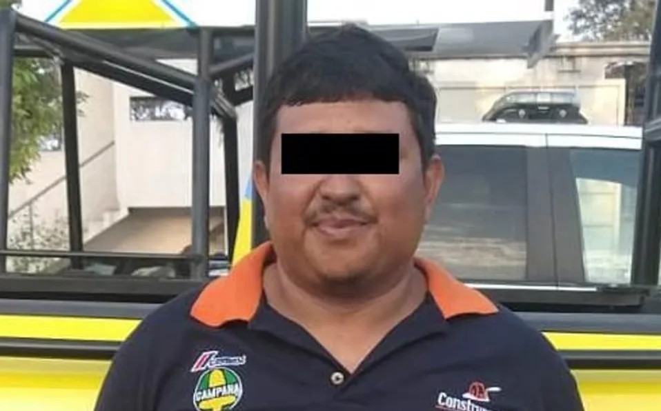 El detenido dijo ser originario de Tamaulipas.  Foto: Especial