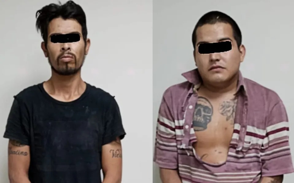 Los sujetos fueron identificados como Kevin ‘N’ de 21 años, y Roberto ‘N’ de 33 años | Especial