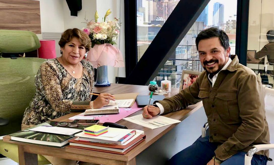 Zoé Robledo y Delfina Gómez, dialogan sobre futura incorporación del ISEM al IMSS-Bienestar