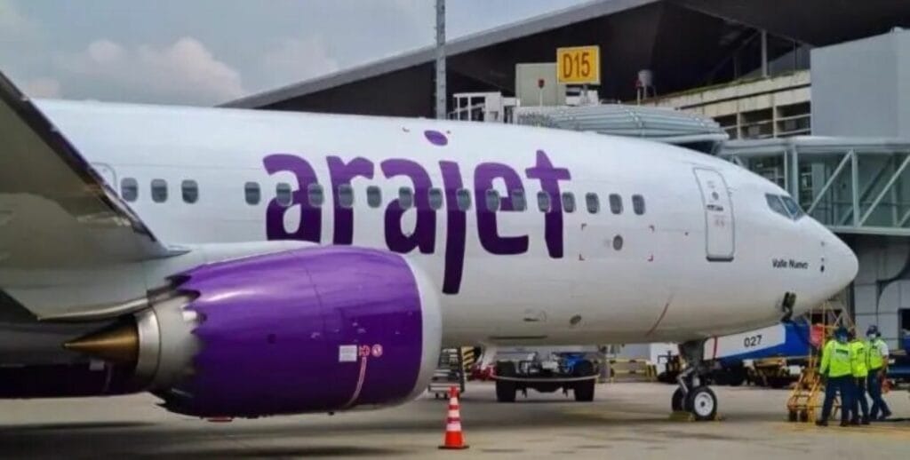 Avión de la aerolínea Arajet. | Especial
