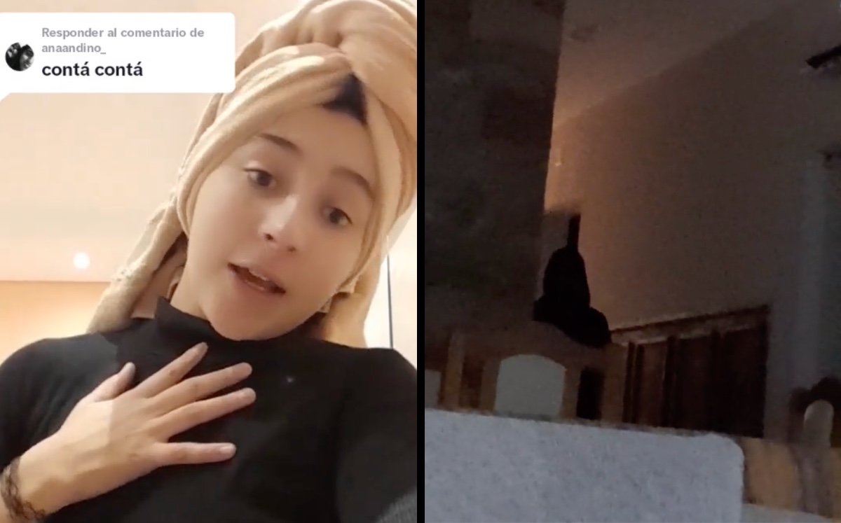 Chica graba extraña aparición en su casa; aterra a sus seguidores: “qué miedo me das” | VIDEO VIRAL