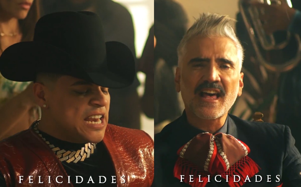 Alejandro Fernández y Grupo firme canción 'Felicidades' / Captura