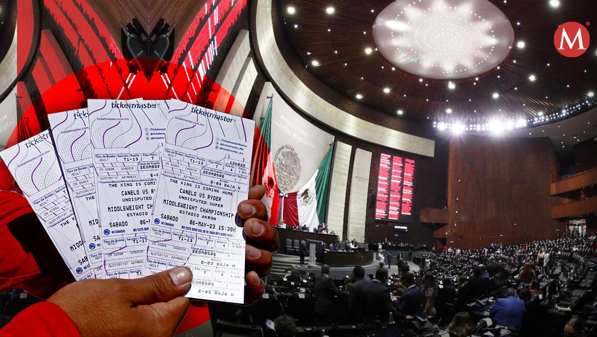 Avanza propuesta para prohibir sobreventa de boletos de conciertos y multas de 3 mdp a revendedores. | Diseño: Óscar Ávila