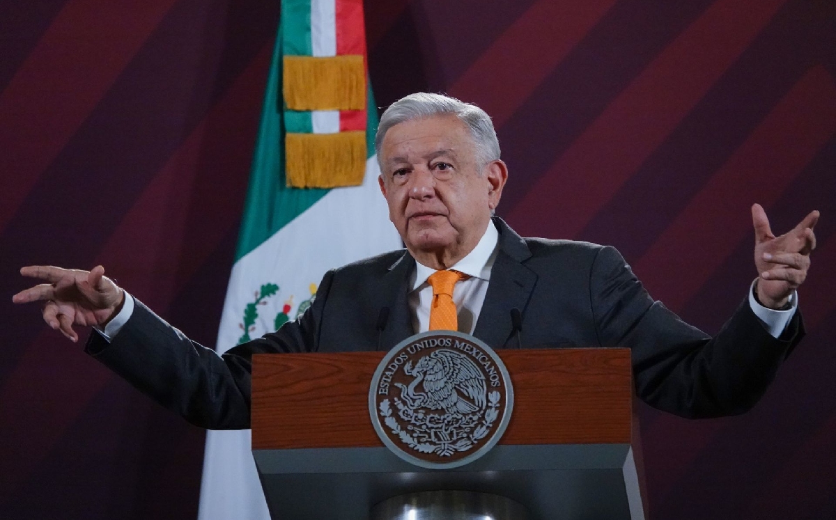Conferencia de prensa matutina del presidente López Obrador en Palacio Nacional. | Cuartoscuro