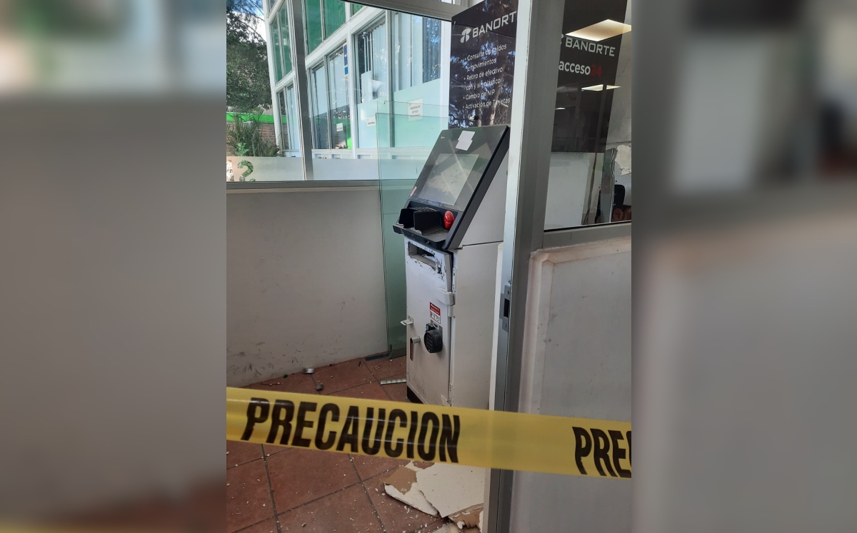 Es el cuarto robo a cajero automático en la capital potosina en el actual año | Rocío López