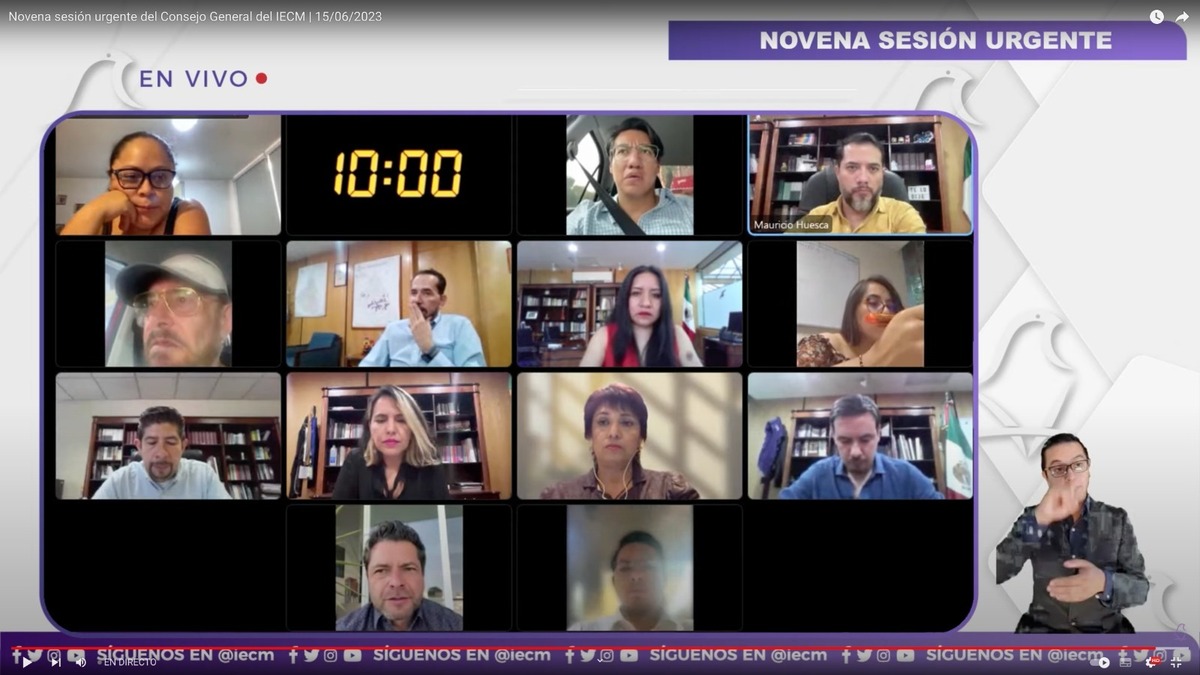 IECM aprueba integración de Comité Especializado de la Revocación de Mandato