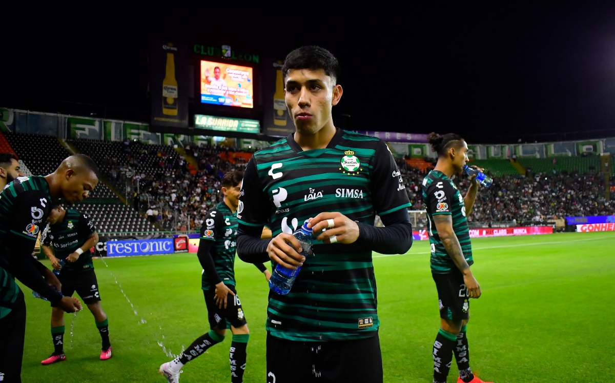 Omar Campos, jugador de Santos Laguna (Imago7)