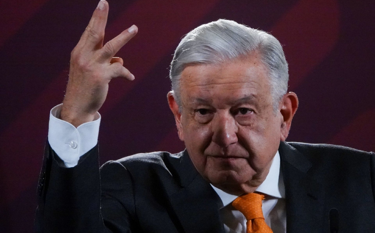 El presidente López Obrador en su conferencia de prensa matutina de hoy. | Cuartoscuro