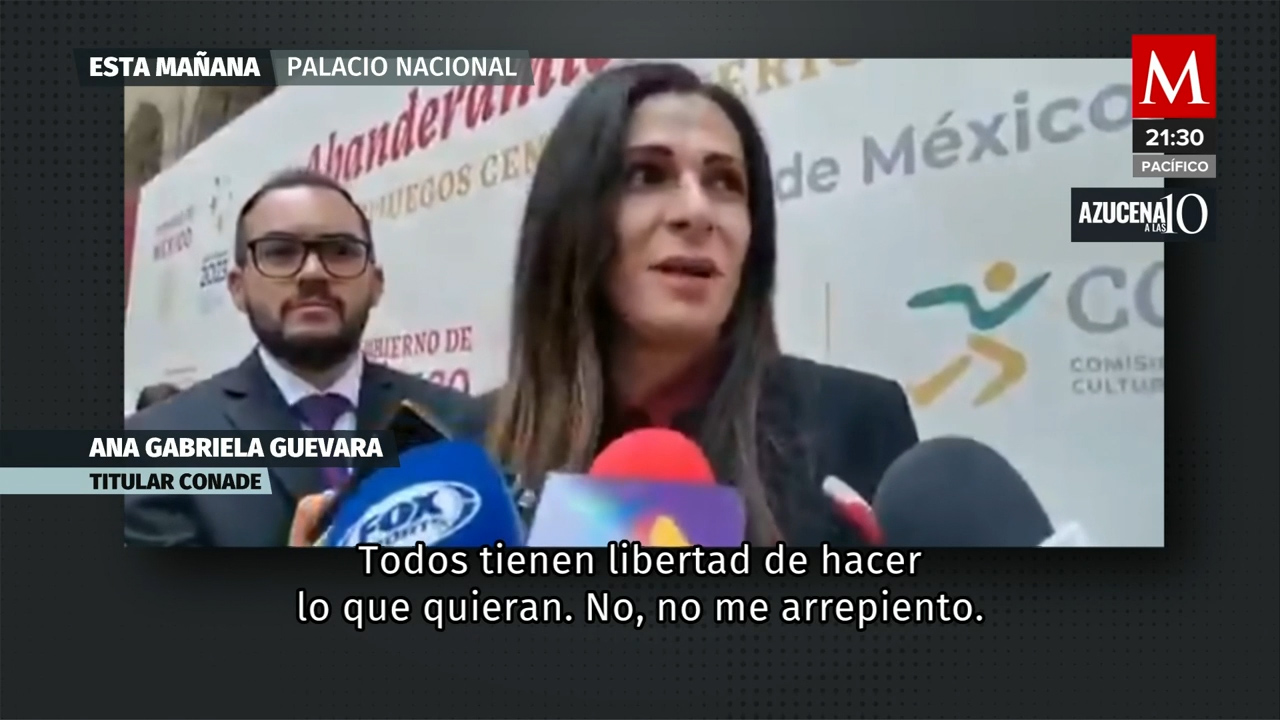 Ana Gabriela Guevara no se arrepiente de sus declaraciones contra las nadadoras