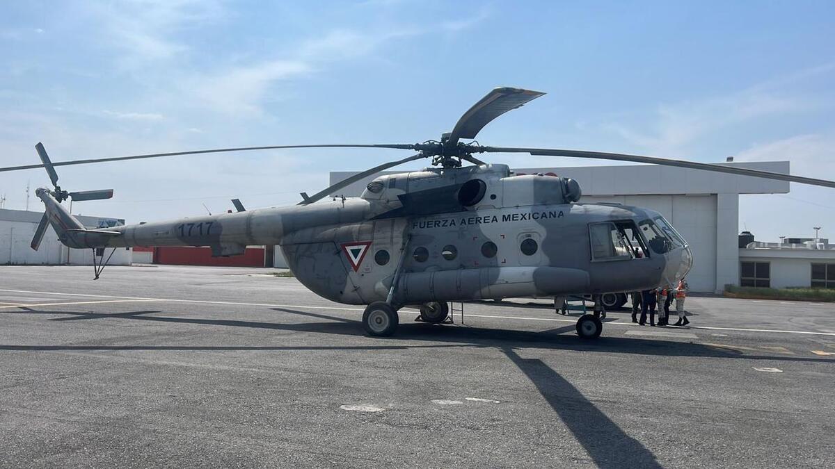 Helicópteros de la Sedena llegan a Coahuila. | Especial