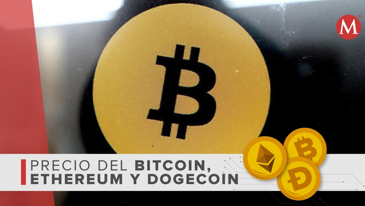 Logo de bitcoin en un cajero de criptomonedas en Weehawken, Nueva Jersey, EU. Mayo 2021. Foto: (Reuters)