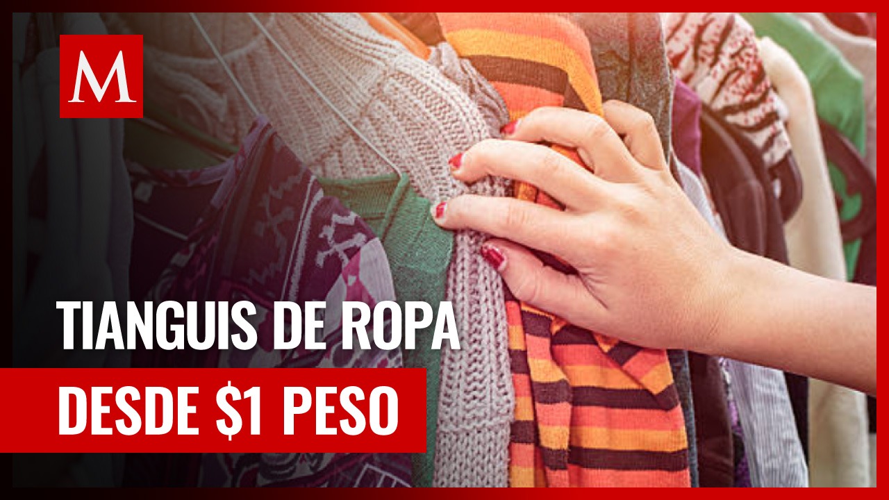 Tianguis de ropa paca desde 1 peso en CDMX
