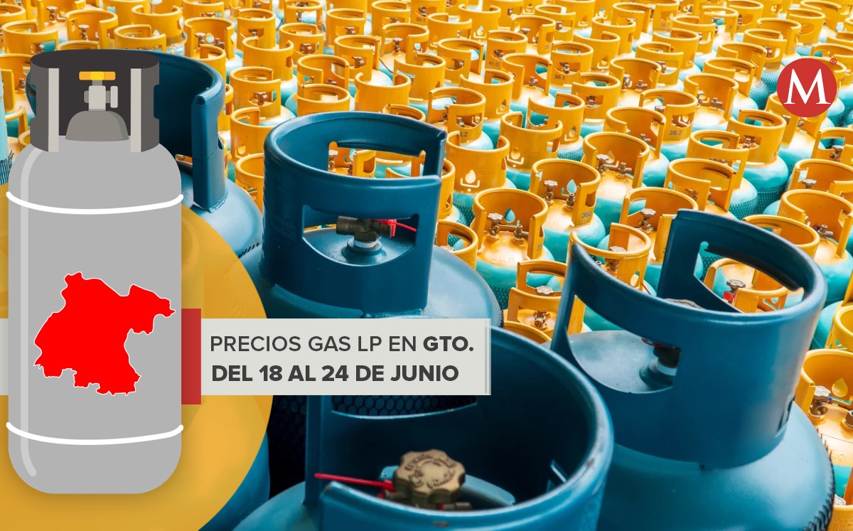 Precio del Gas LP del 18 al 24 de junio para Guanajuato