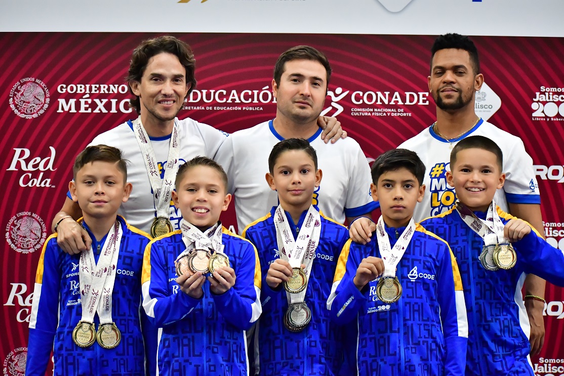 Equipo infantil de Jalisco consigue 10 preseas en Gimnasia. (Cortesía)