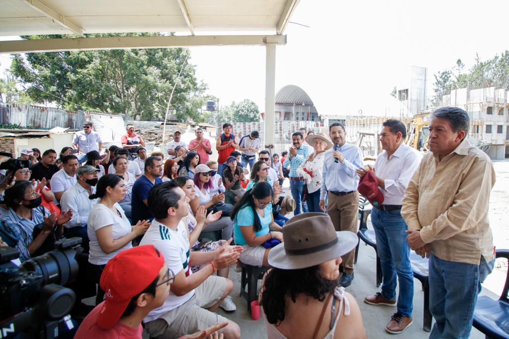 Martí Batres, nuevo jefe de Gobierno, supervisa obras de unidad habitacional en Coyoacán | Especial
