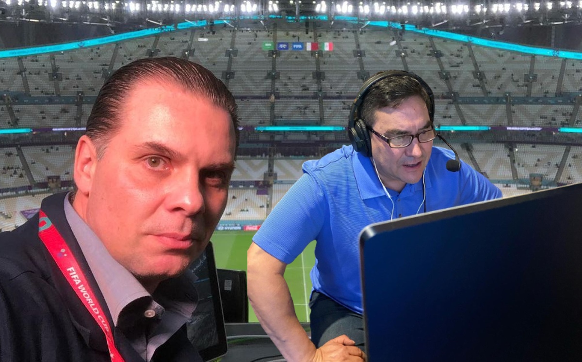 Martinoli y Pietrasanta se pelean en transmisión del México vs Panamá (Instagram @cmartinolimx / @jorgepietrasanta_)