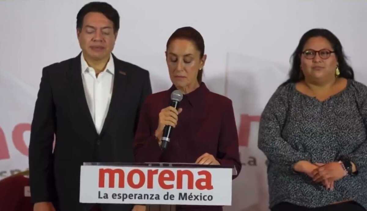 Sheinbaum anunció que continuaría con la cuarta transformación. | Captura