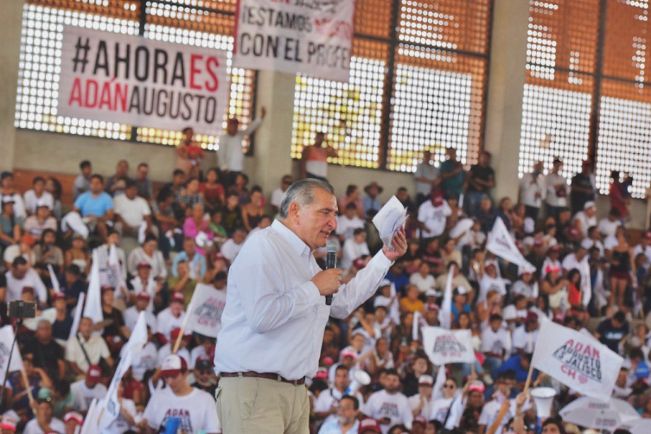 Adán Augusto López hace gira de promoción en Jalisco (Cortesía)