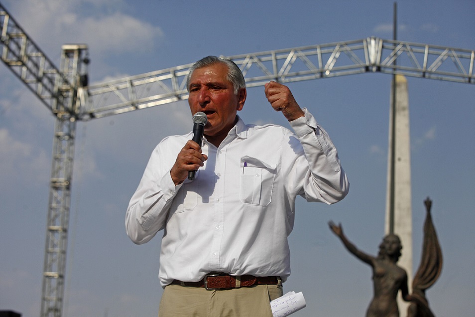 Adán Augusto López en su visita a Guadalajara (Fernando Carranza)