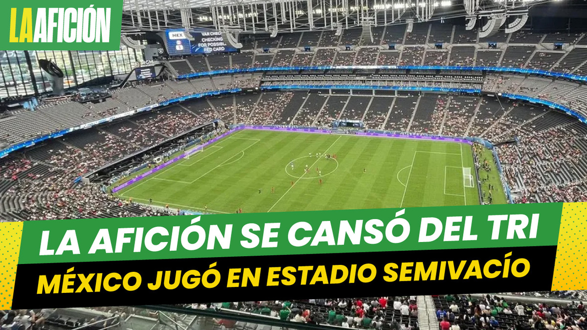 Afición ABANDONA al Tri; México jugó ante Panamá en estadio semivacío