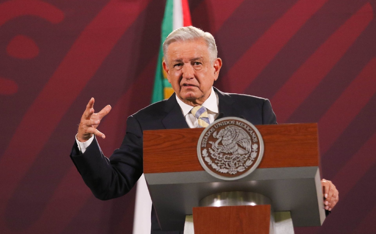 Conferencia de prensa matutina en el Salón de Tesorería de Palacio Nacional. | Cuartoscuro