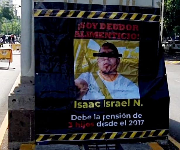 Issac Israel ‘N’ tiene una denuncia y debe la pensión de sus tres hijos. (Juan Carlos Munguía)