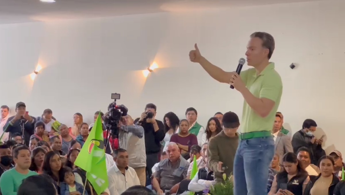 Manuel Velasco durante evento de arranque en Edomex (Especial)