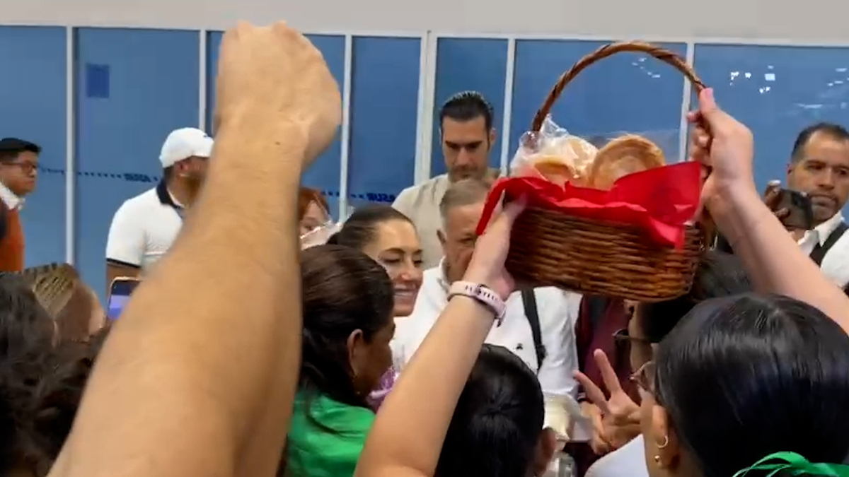En Veracruz, reciben a Sheinbaum con música y porras en inicio de recorridos por el país