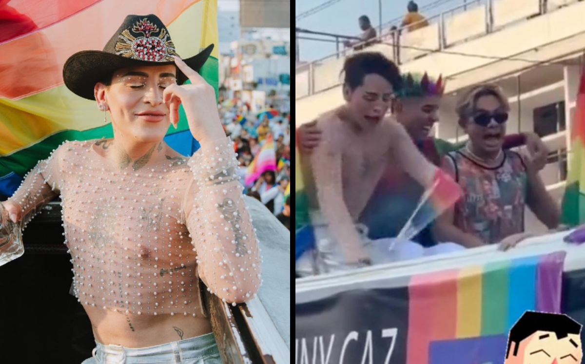 Kunno fue invitado al Pride en Monterrey y sufrió un ligero accidente | ESPECIAL