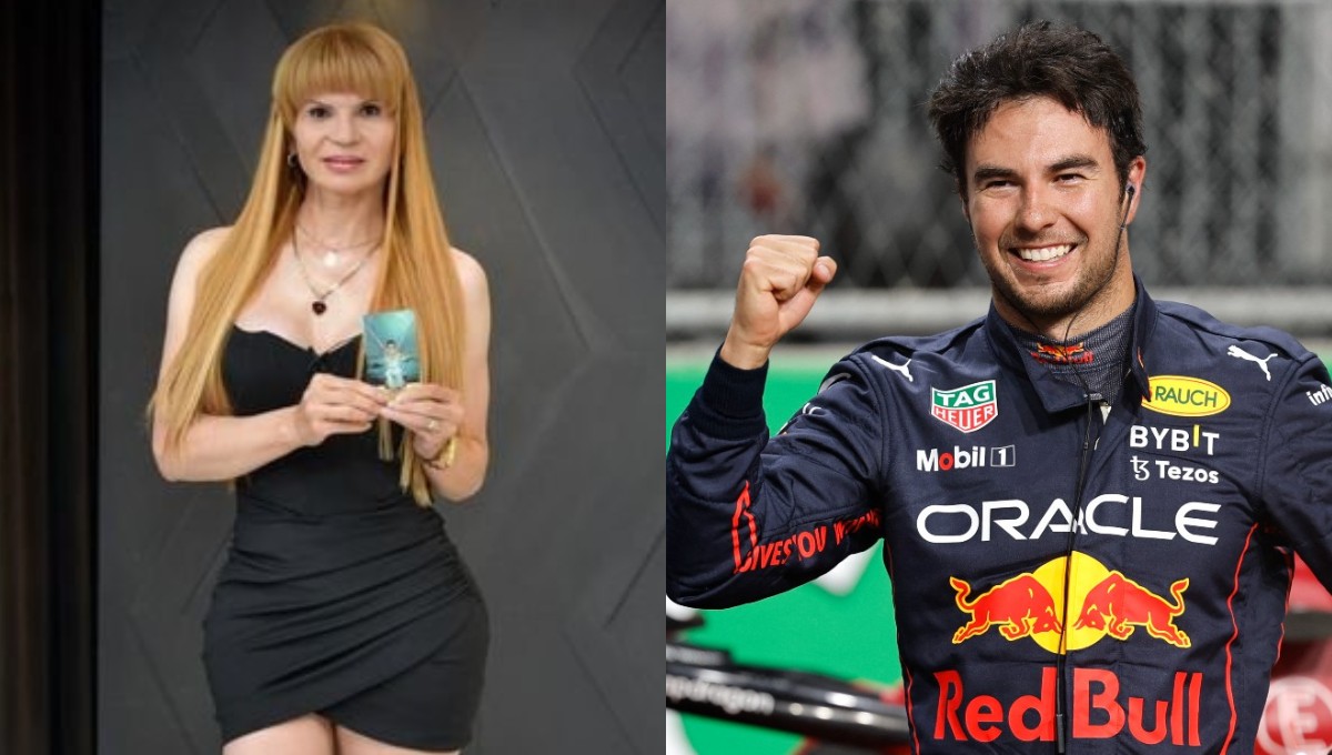 Mhoni Vidente afirmó que hay gran química entre Checo Pérez y su esposa.