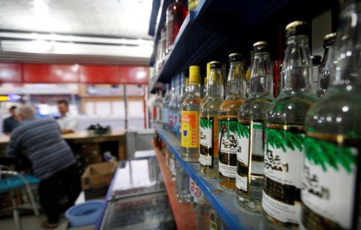 Bebidas alcoholicas en Baghdad (Reuters)