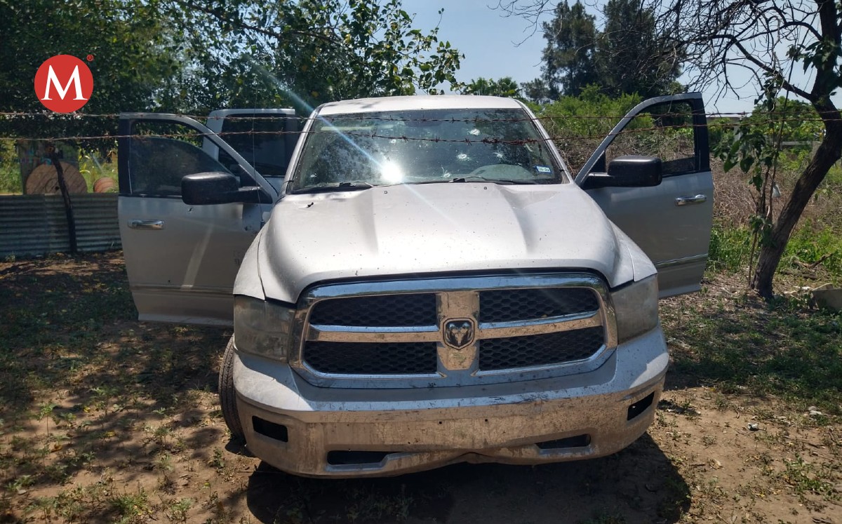 Decomisan camioneta abandonada en Güémez, Tamaulipas