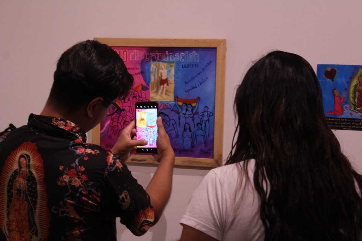 'Exvotos sobre la diversidad' de Alfredo Vilchis / Créditos: Twitter Museo de la Ciudad de México