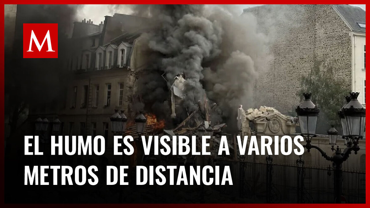 Un fuerte incendio se registró en París y usuarios compartieron imágenes en redes sociales