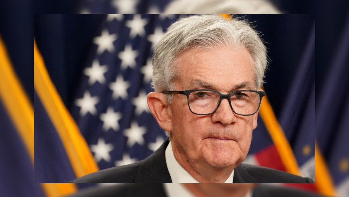 Jerome Powell, presidente de la Fed, en rueda de prensa en Washington. May 2023. Foto: (Reuters)