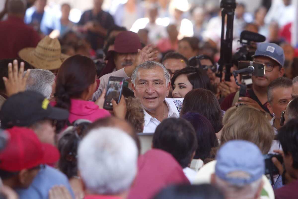 Asamblea de Adan Augusto en Salamanca. │Ariana Pérez