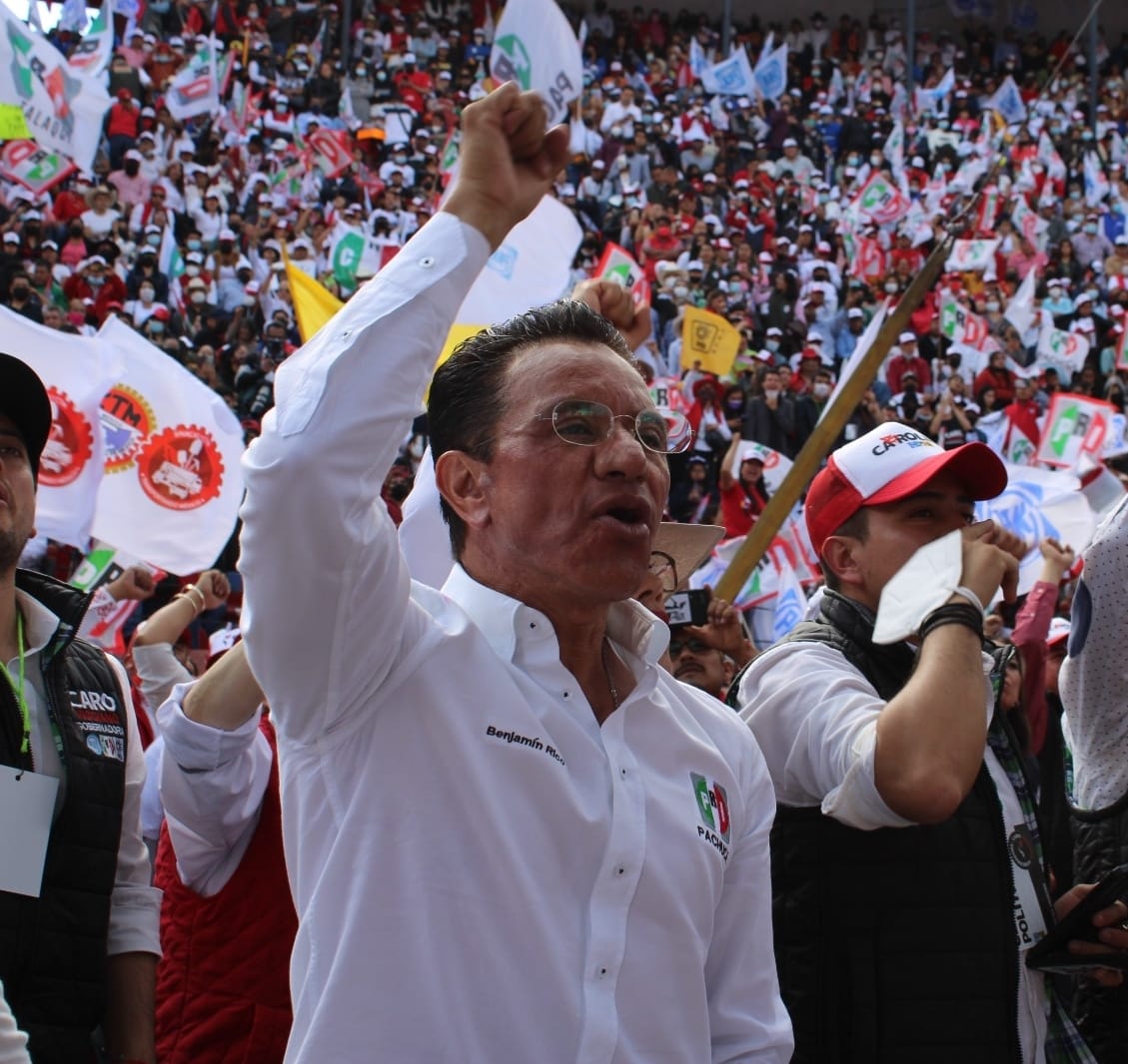 Benjamín Rico, presidente del PRI en Pachuca. (Cortesía)